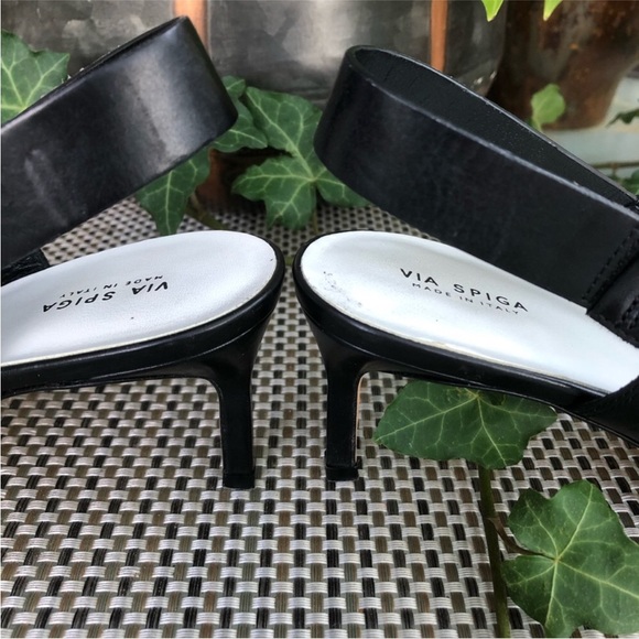 Via Spiga Blake Slingback Calf Leather Heels - Picture 7 of 8